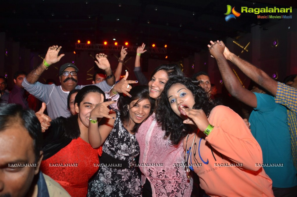 Sunny Leone 2015 New Year's Eve Celebrations at JRC, Hyderabad