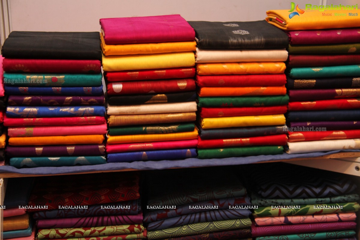 Priya Anduluri launches Vivanyas Handloom Silks & Cotton Expo (Jan. 2015)