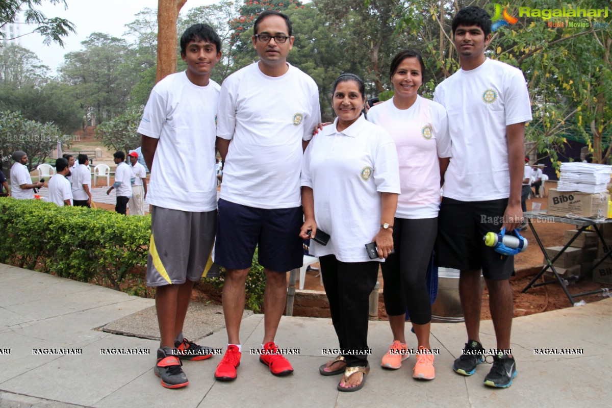 5K Walk for Children Education by Rotary Club of Hyderabad Gachibowli