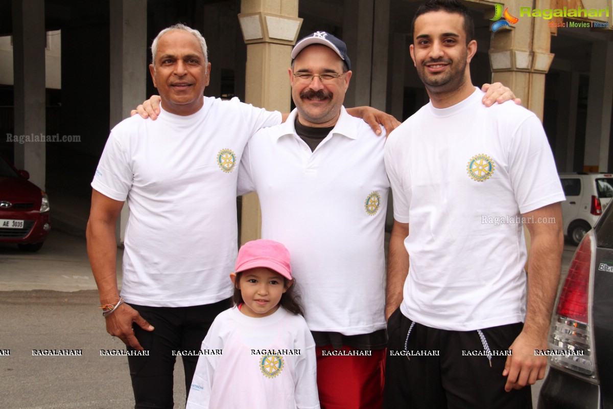 5K Walk for Children Education by Rotary Club of Hyderabad Gachibowli