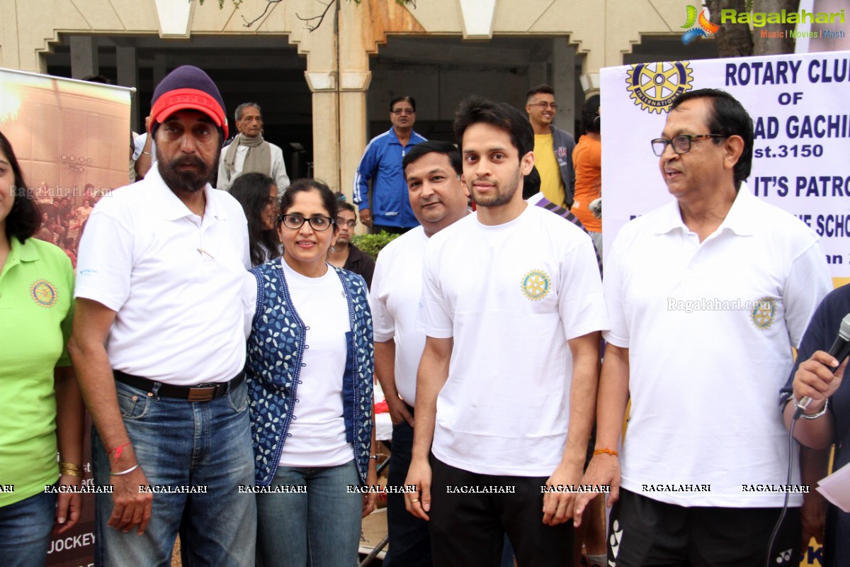 5K Walk for Children Education by Rotary Club of Hyderabad Gachibowli