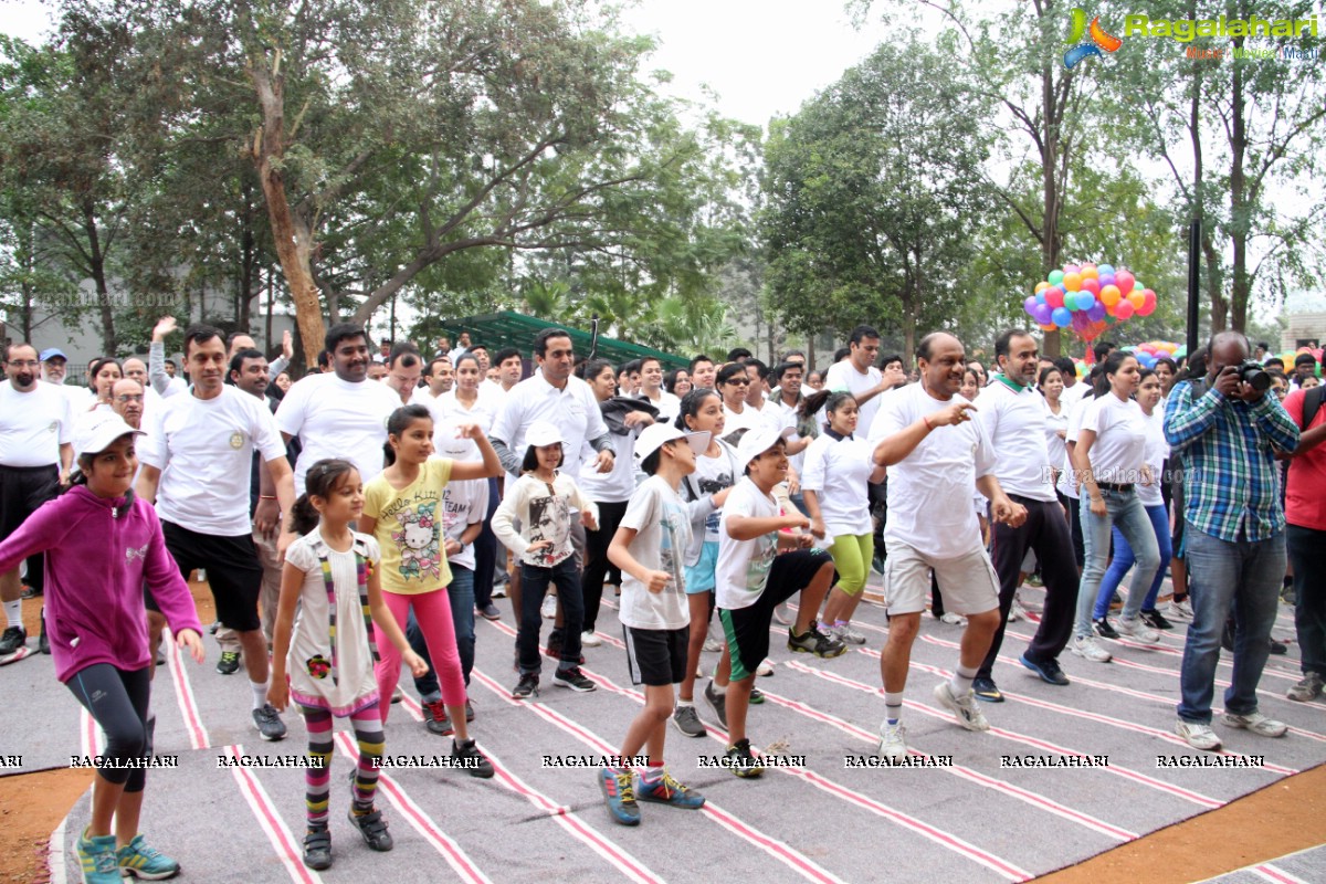 5K Walk for Children Education by Rotary Club of Hyderabad Gachibowli