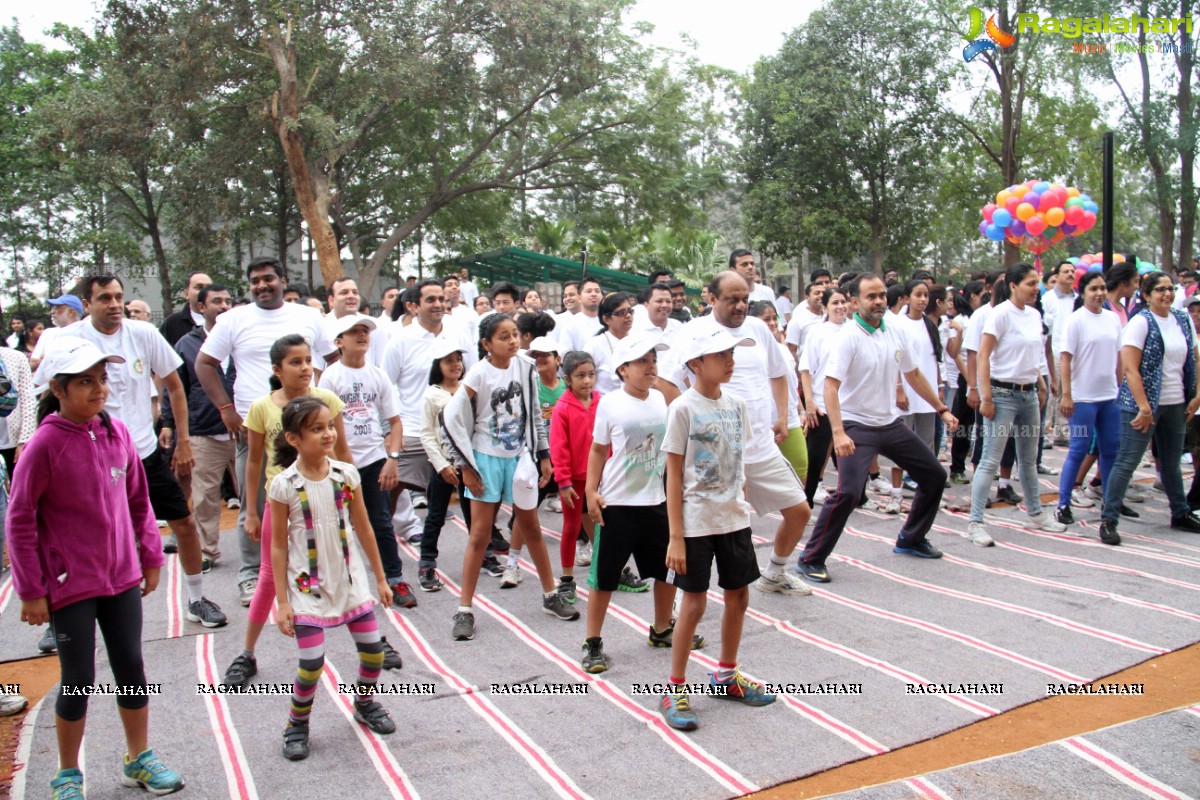 5K Walk for Children Education by Rotary Club of Hyderabad Gachibowli
