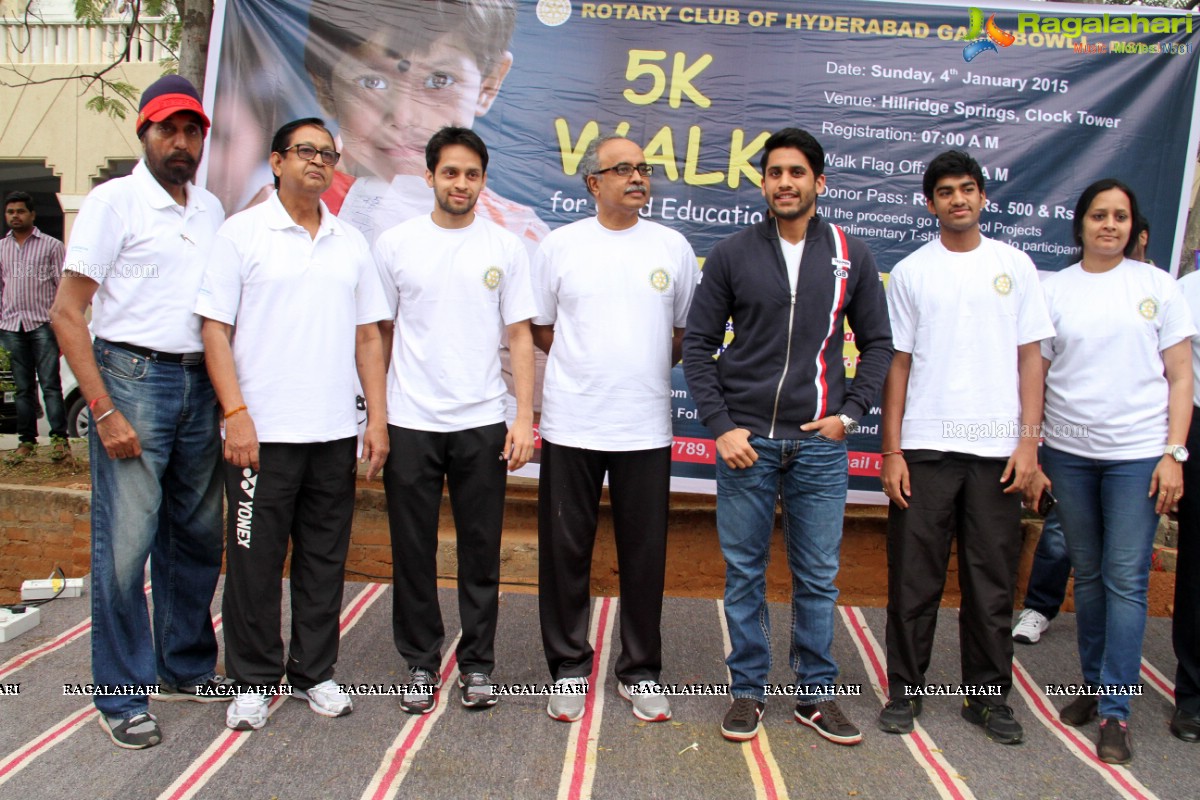 5K Walk for Children Education by Rotary Club of Hyderabad Gachibowli