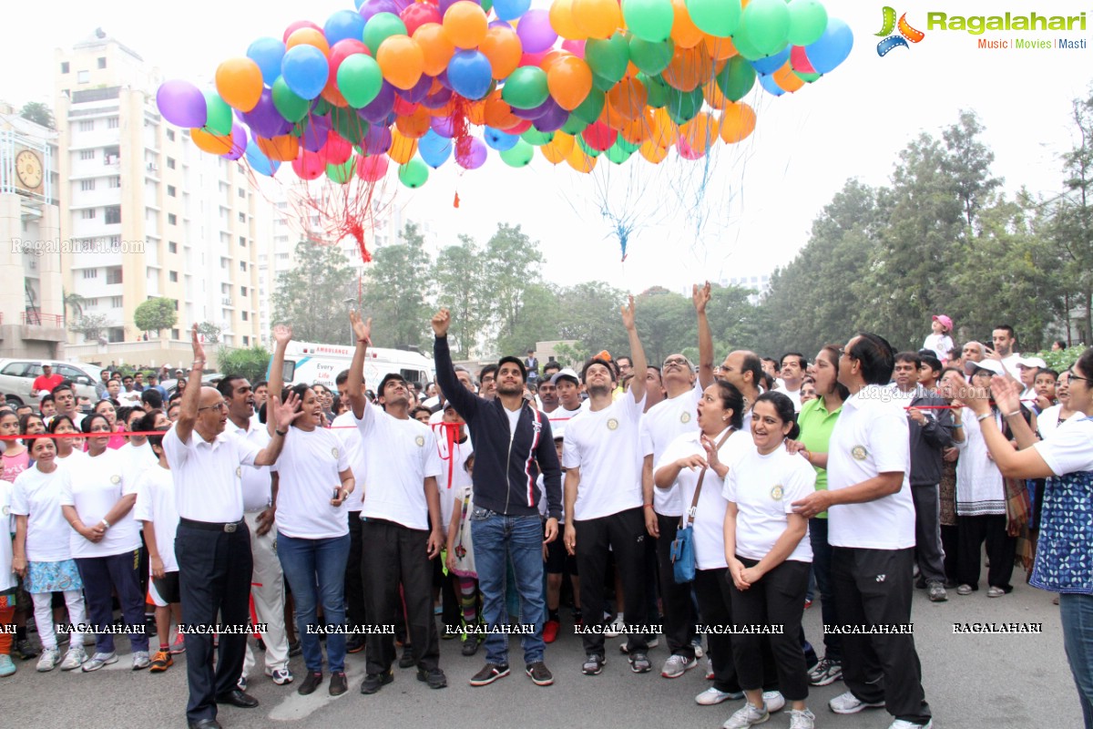 5K Walk for Children Education by Rotary Club of Hyderabad Gachibowli