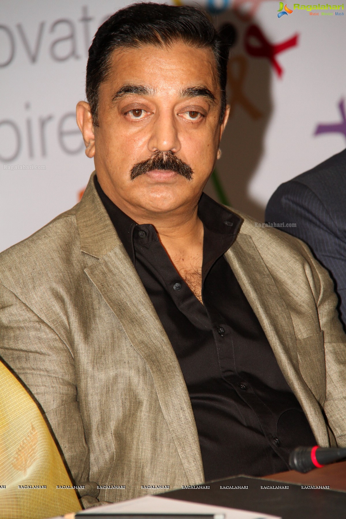 Kamal Haasan inaugurates Yashoda International Cancer Conference (YICC) at HICC