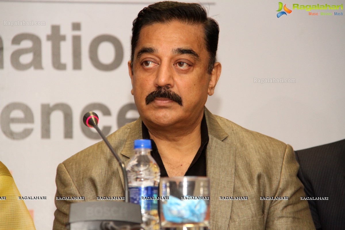 Kamal Haasan inaugurates Yashoda International Cancer Conference (YICC) at HICC