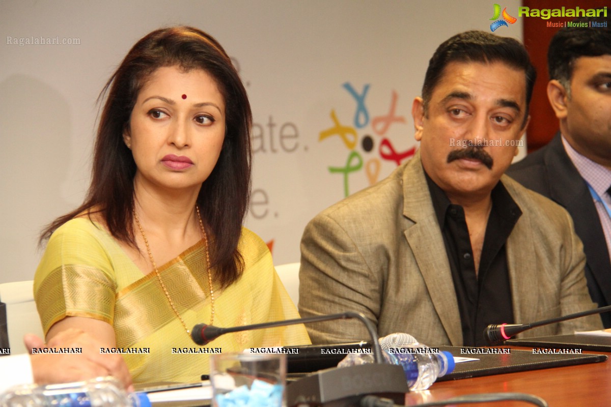 Kamal Haasan inaugurates Yashoda International Cancer Conference (YICC) at HICC