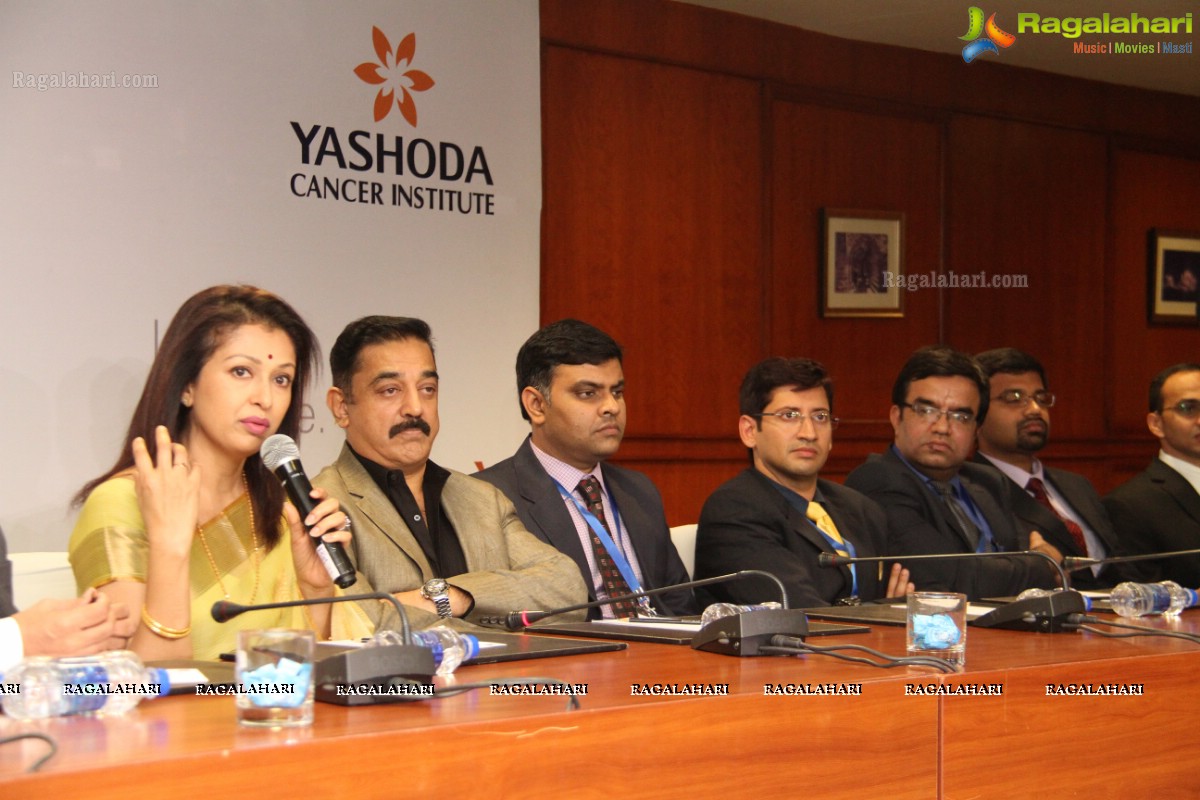 Kamal Haasan inaugurates Yashoda International Cancer Conference (YICC) at HICC
