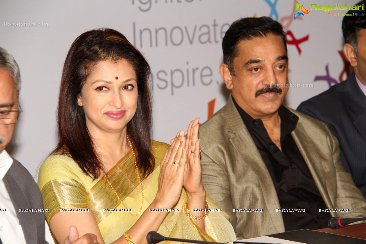 Kamal Haasan inaugurates Yashoda International Cancer Conference (YICC) at HICC