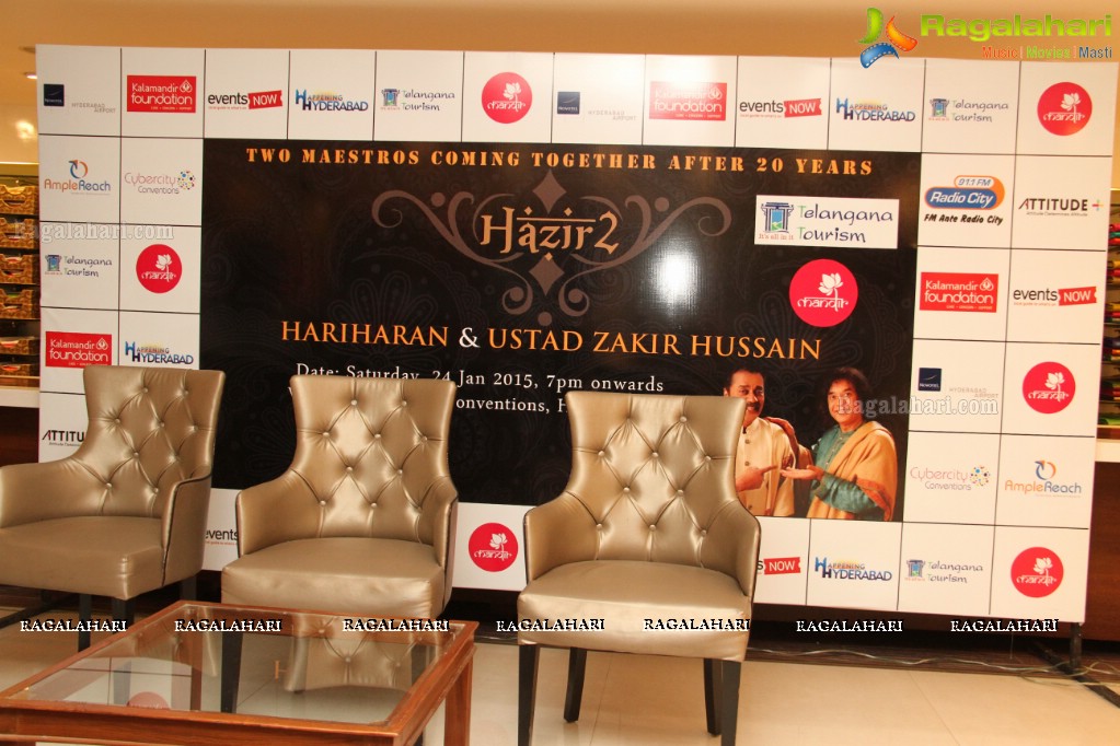 Hariharan-Ustad Zakir Hussain Music Concert Press Meet