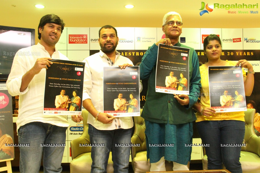 Hariharan-Ustad Zakir Hussain Music Concert Press Meet