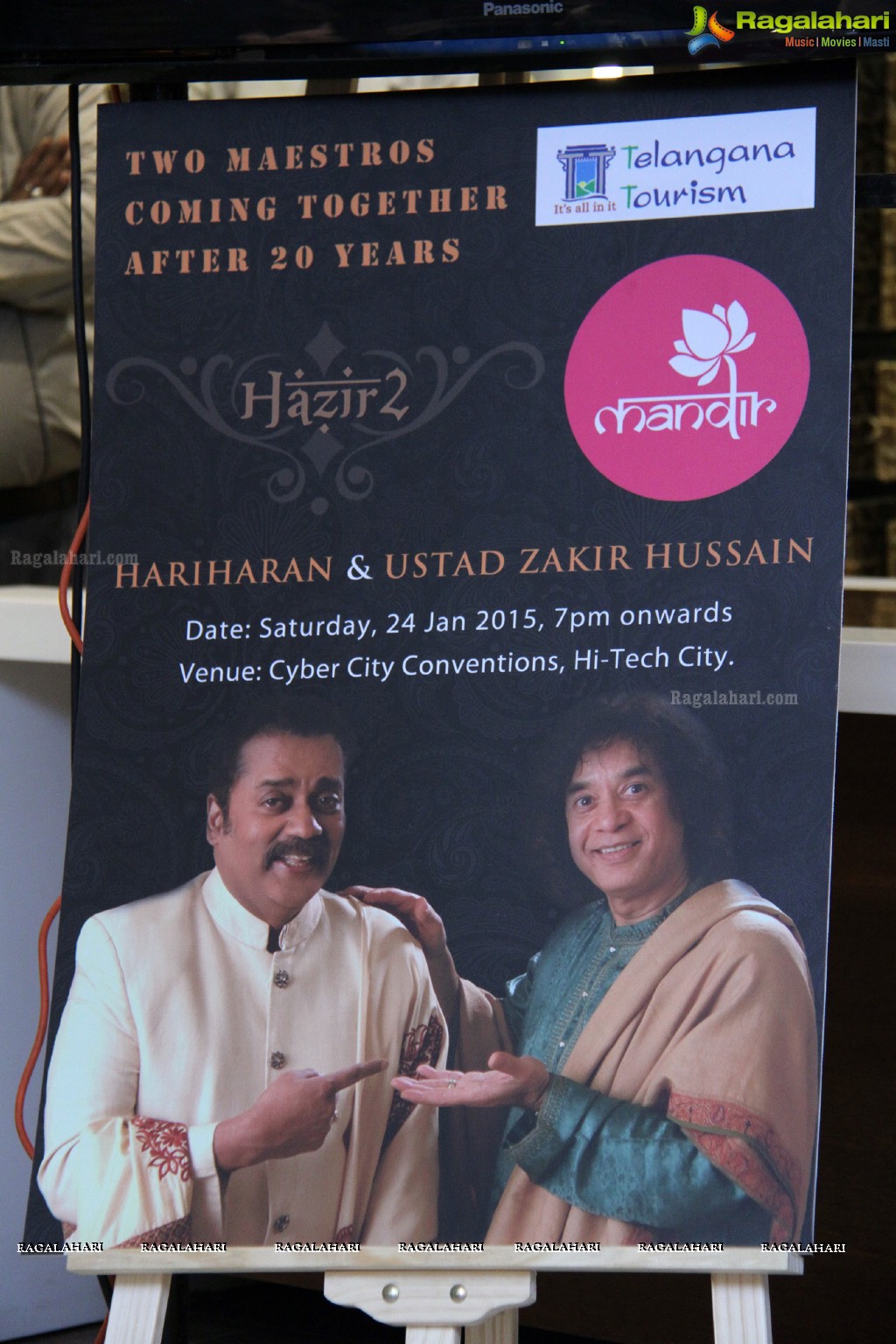 Hariharan-Ustad Zakir Hussain Music Concert Press Meet