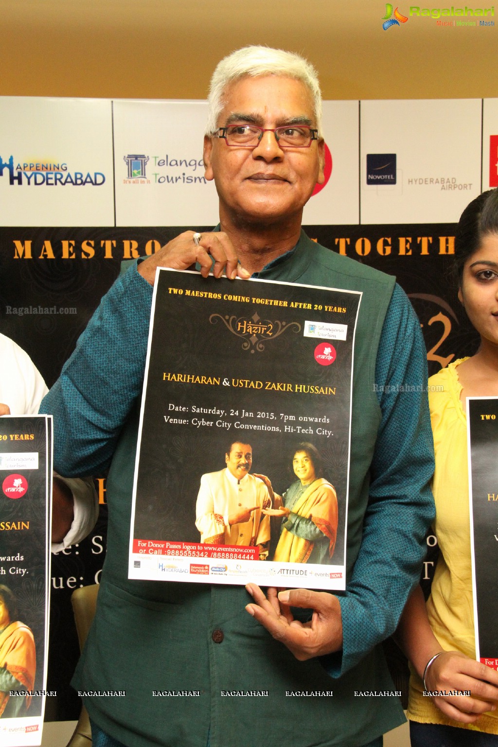 Hariharan-Ustad Zakir Hussain Music Concert Press Meet