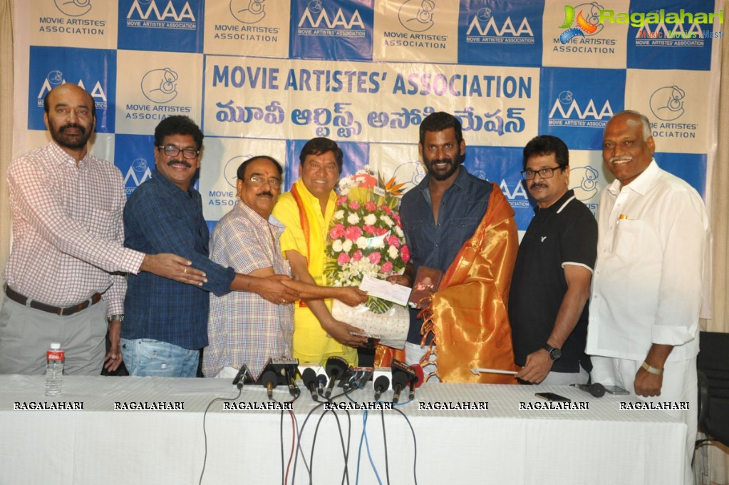 MAA Press Meet by Rajendra Prasad