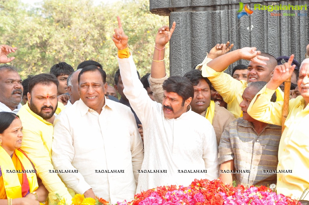 Nandamuri Family Members at NTR Ghat