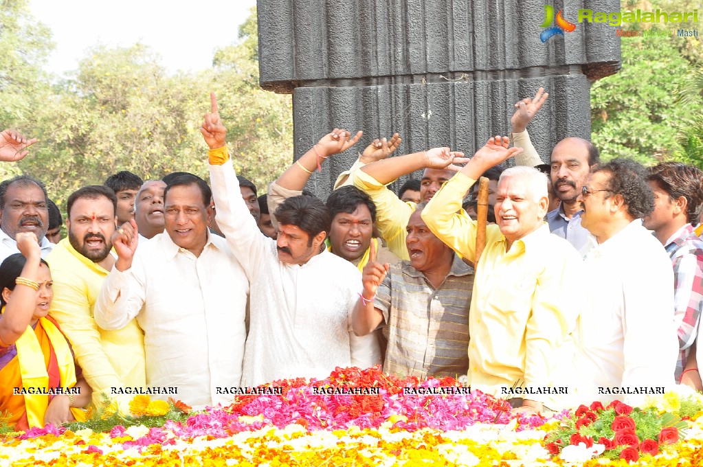 Nandamuri Family Members at NTR Ghat