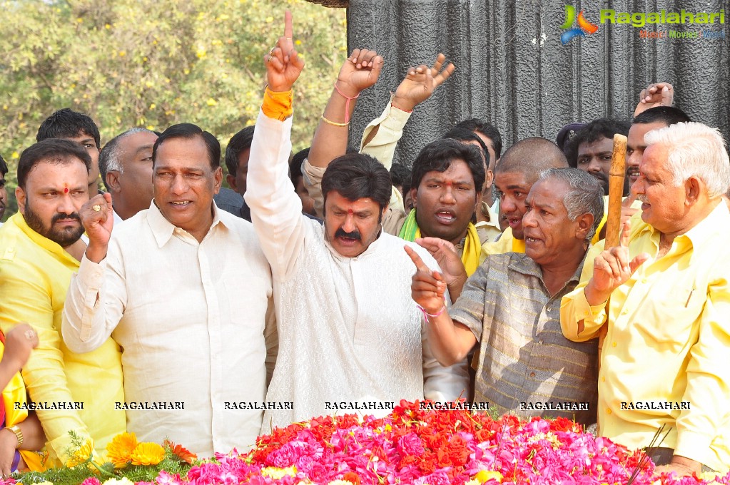 Nandamuri Family Members at NTR Ghat