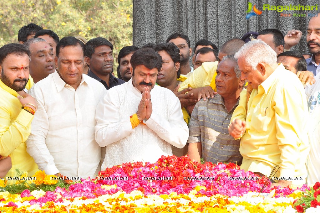 Nandamuri Family Members at NTR Ghat