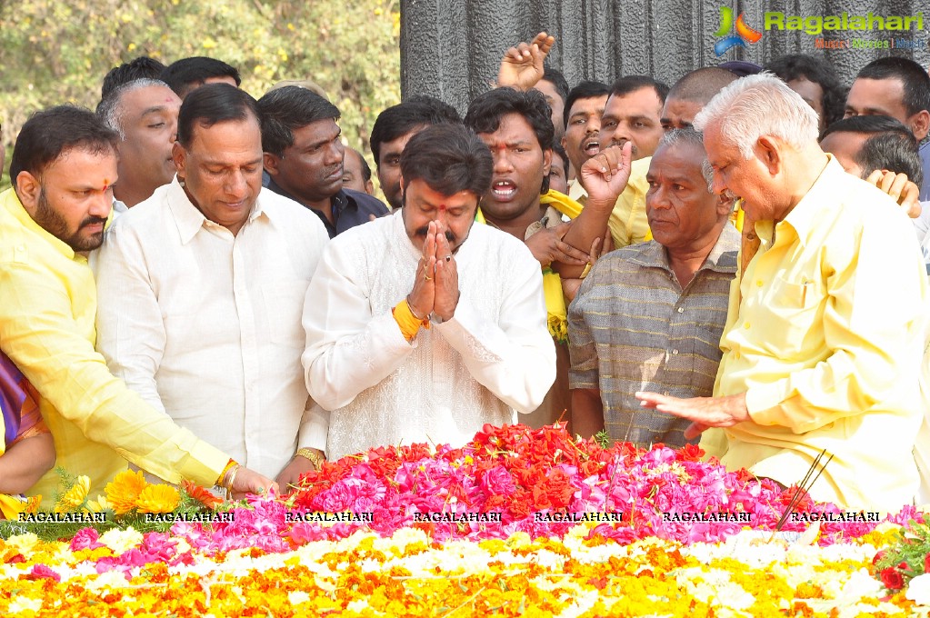 Nandamuri Family Members at NTR Ghat