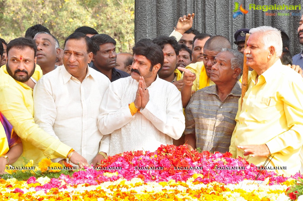 Nandamuri Family Members at NTR Ghat