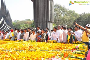 Nandamuri Family Members at NTR Ghat