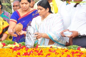 Nandamuri Family Members at NTR Ghat