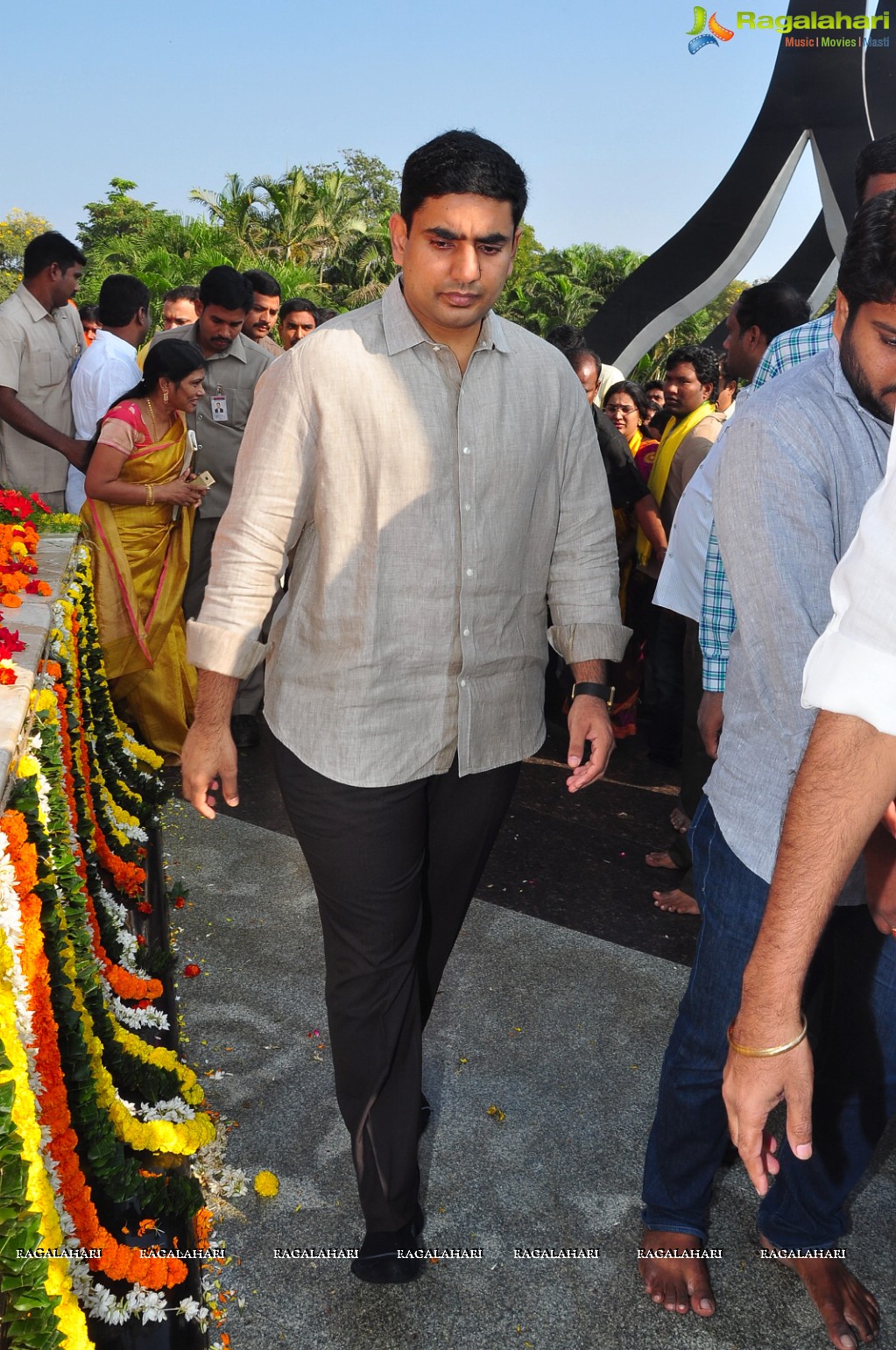 Nandamuri Family Members at NTR Ghat