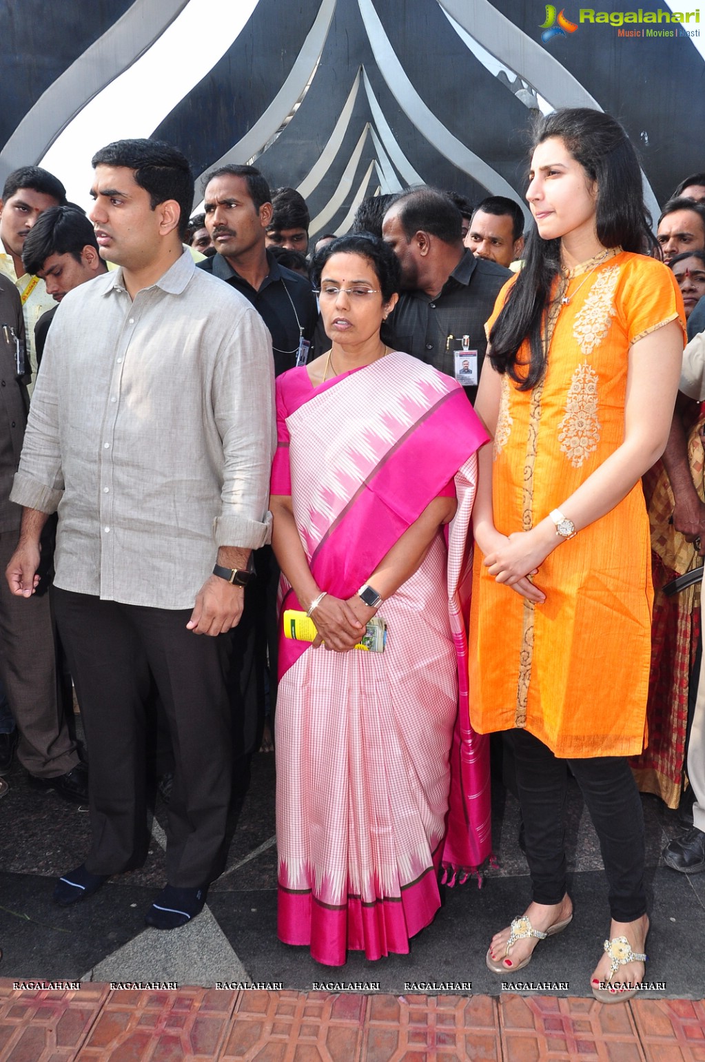 Nandamuri Family Members at NTR Ghat