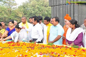 Nandamuri Family Members at NTR Ghat