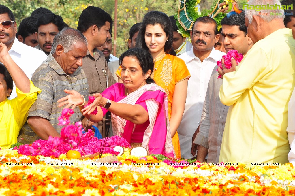 Nandamuri Family Members at NTR Ghat