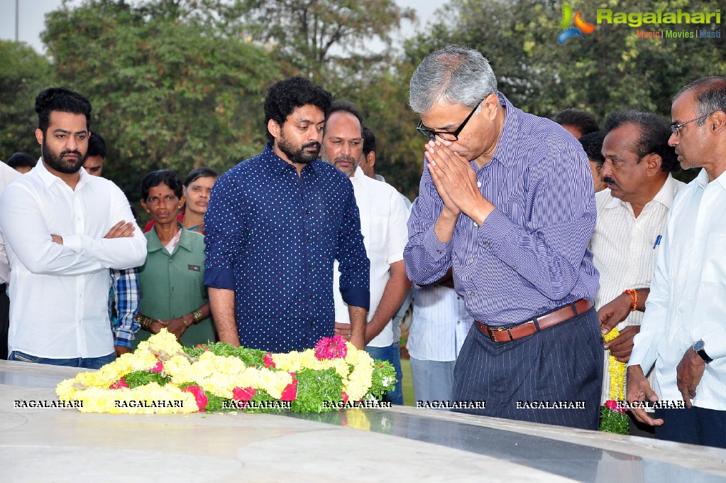 Nandamuri Family Members at NTR Ghat