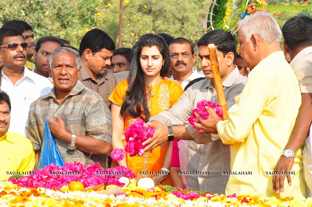 Nandamuri Family Members at NTR Ghat