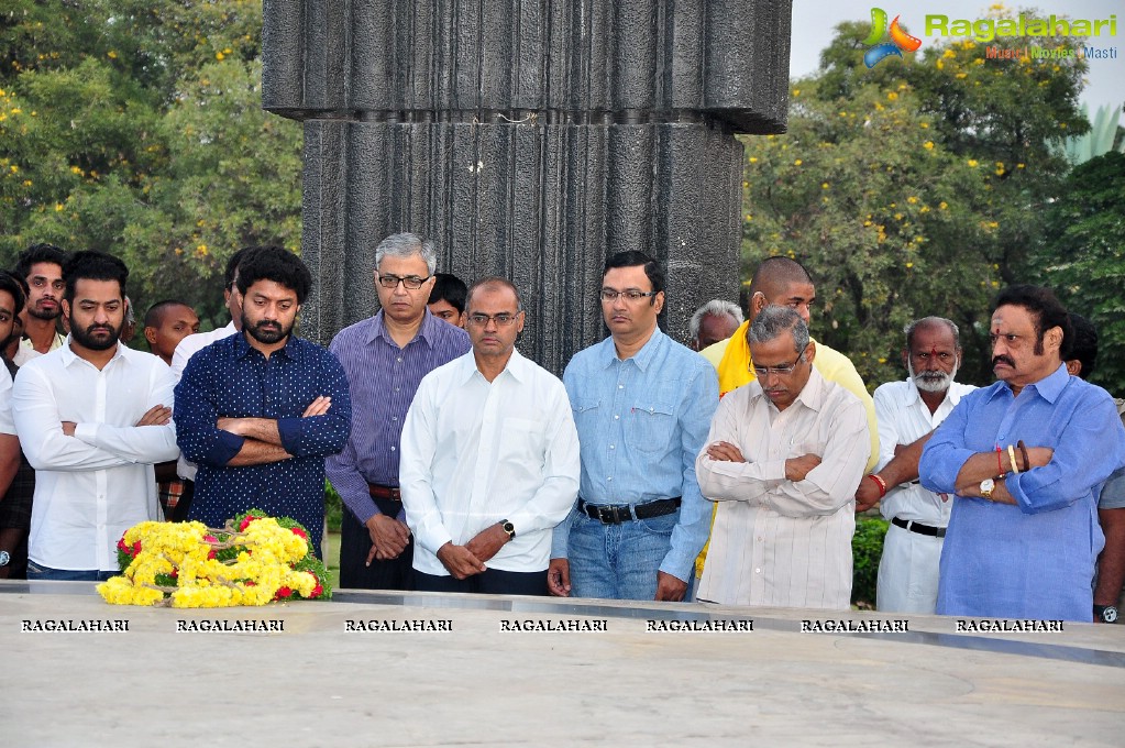 Nandamuri Family Members at NTR Ghat