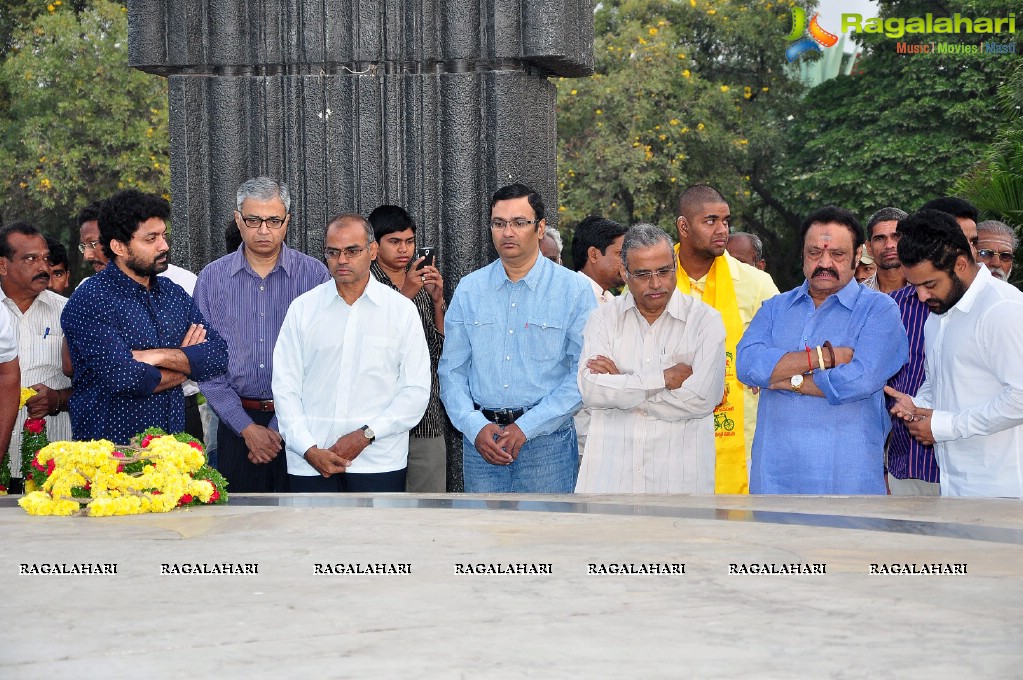 Nandamuri Family Members at NTR Ghat