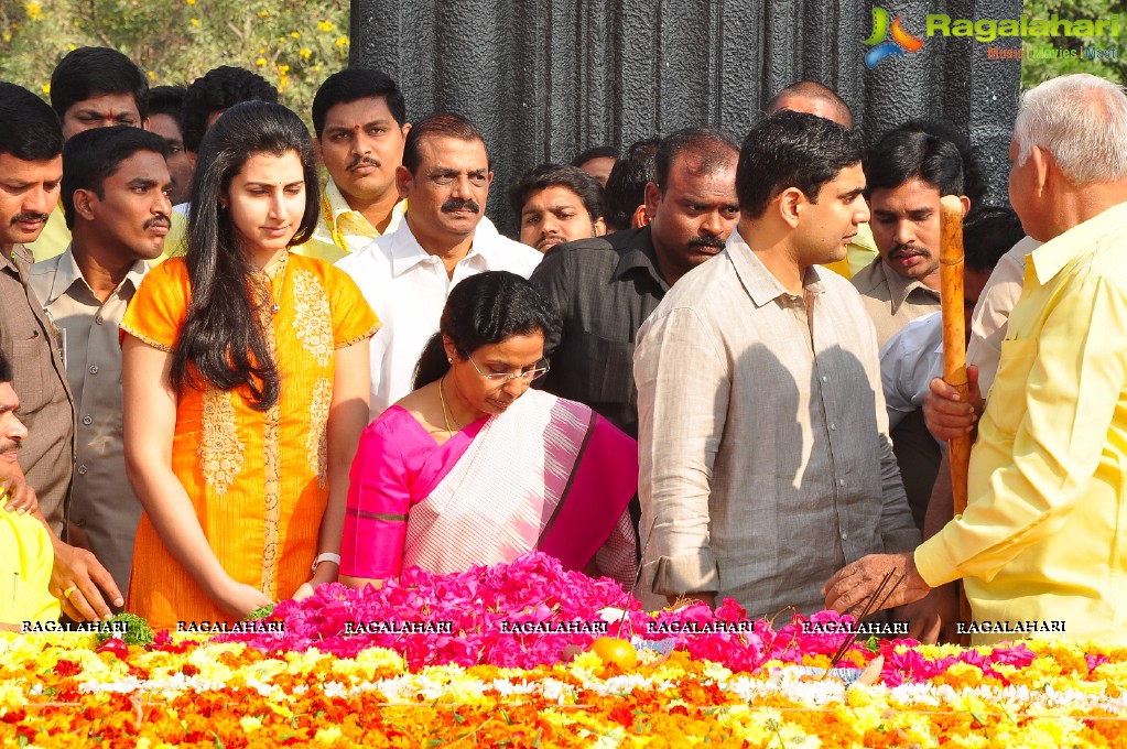 Nandamuri Family Members at NTR Ghat