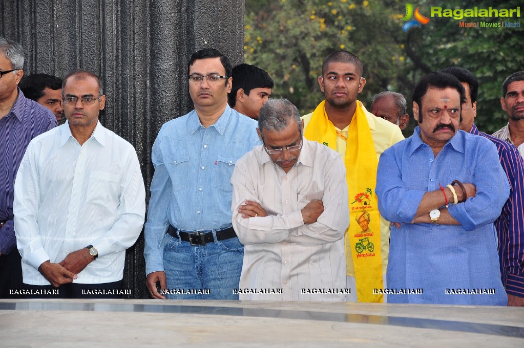 Nandamuri Family Members at NTR Ghat