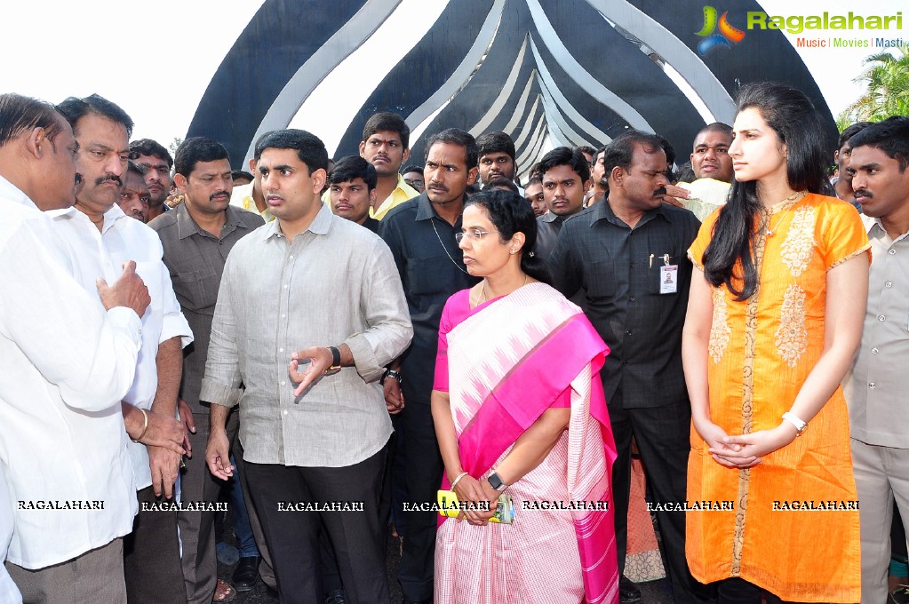 Nandamuri Family Members at NTR Ghat