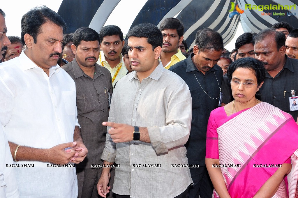 Nandamuri Family Members at NTR Ghat