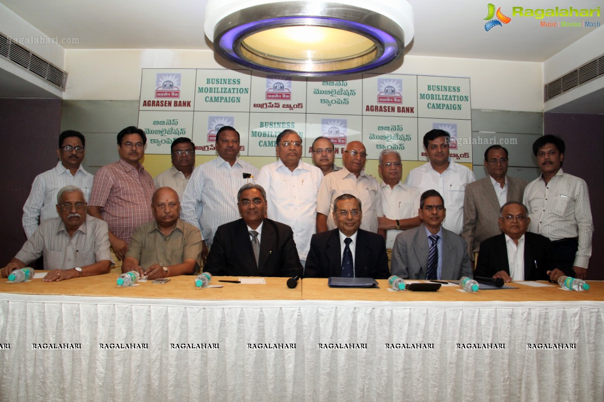 Sai Akshatha launches Mobilization Scheme by Agrasen Bank at Hotel Golconda, Hyderabad