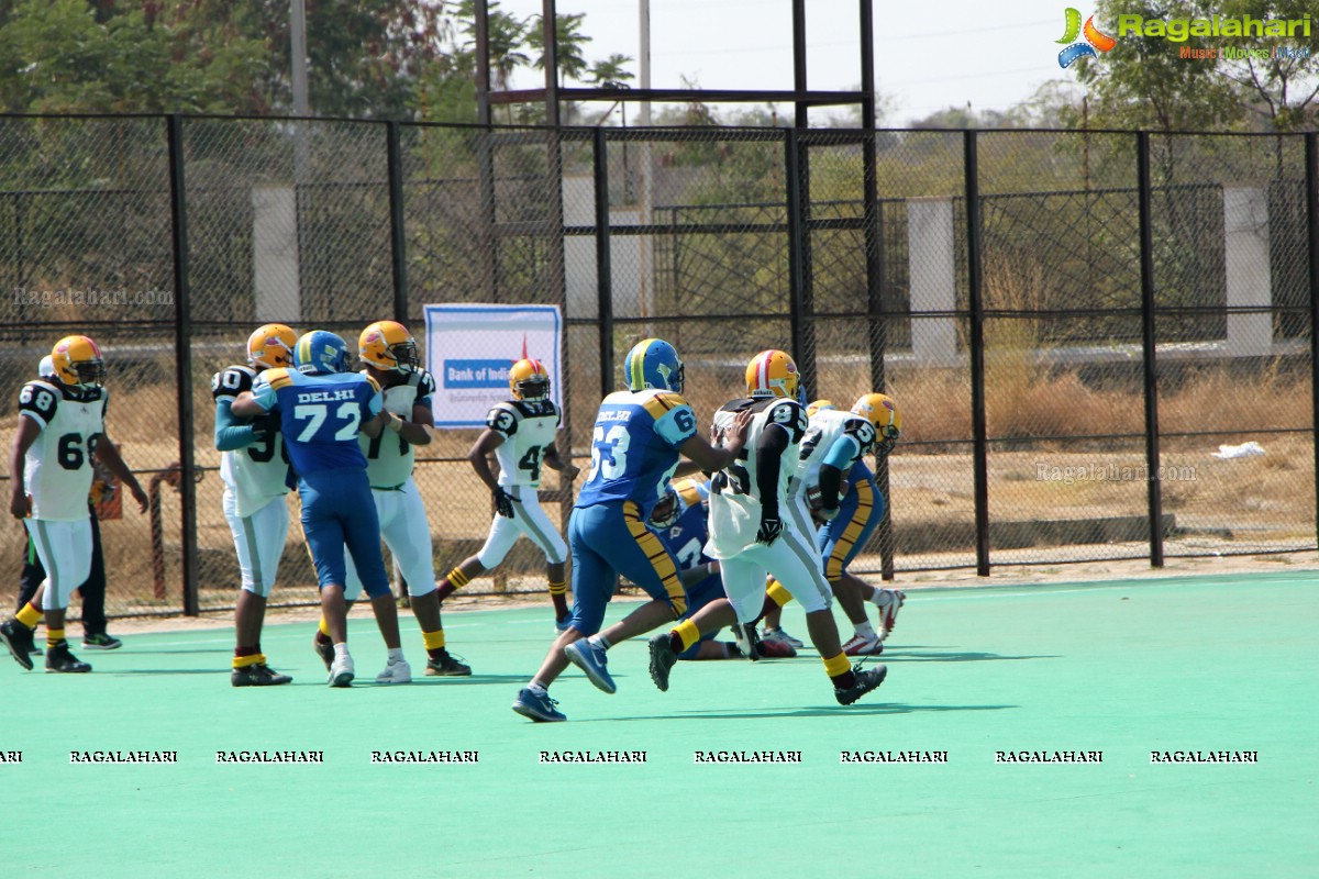 American Football Federation of India 6th National Championship at Gachibowli Stadium, Hyderabad