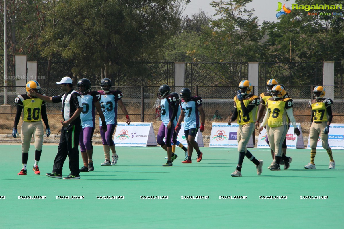 American Football Federation of India 6th National Championship at Gachibowli Stadium, Hyderabad