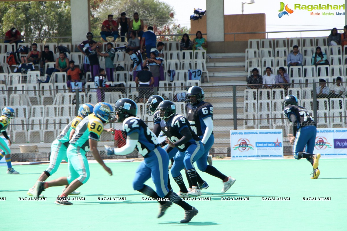 American Football Federation of India 6th National Championship at Gachibowli Stadium, Hyderabad