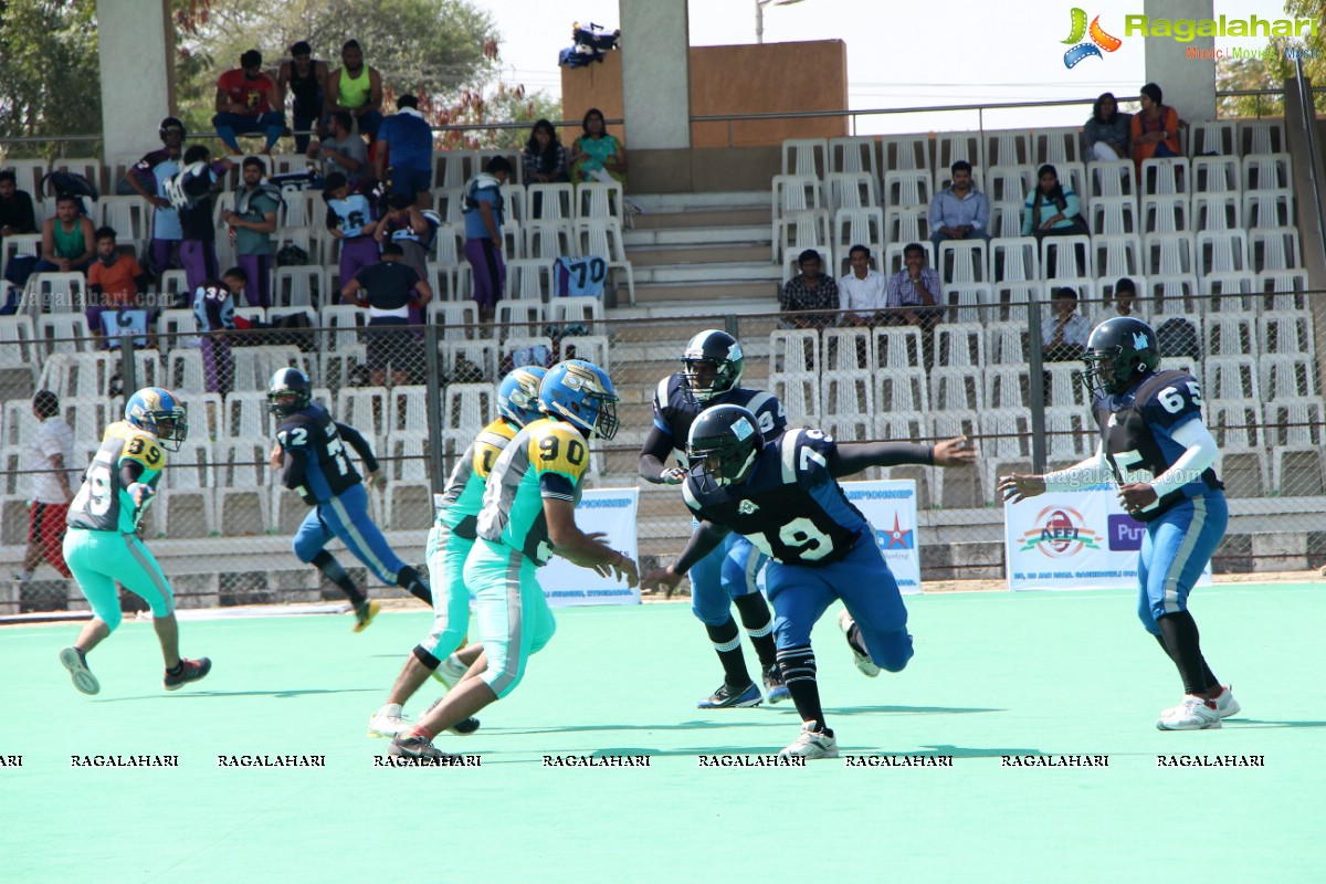 American Football Federation of India 6th National Championship at Gachibowli Stadium, Hyderabad