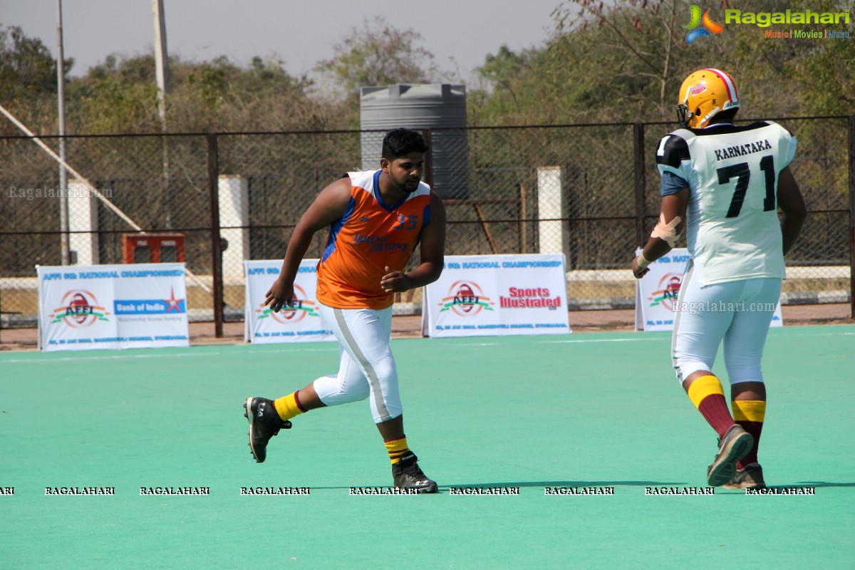 American Football Federation of India 6th National Championship at Gachibowli Stadium, Hyderabad