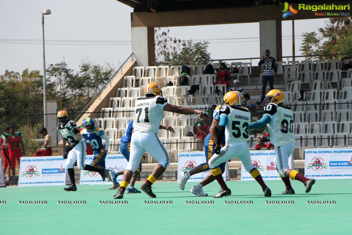 American Football Federation of India 6th National Championship at Gachibowli Stadium, Hyderabad