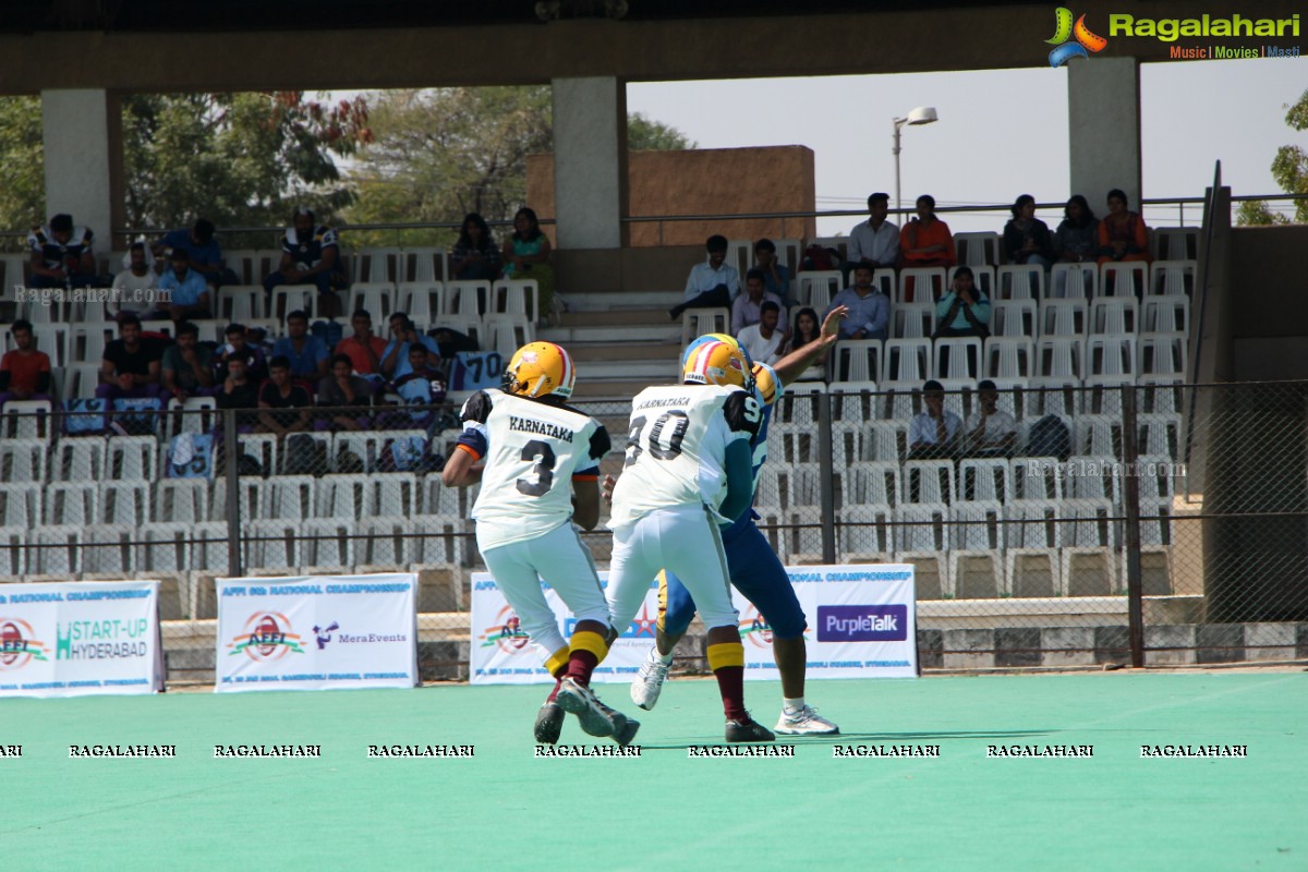 American Football Federation of India 6th National Championship at Gachibowli Stadium, Hyderabad