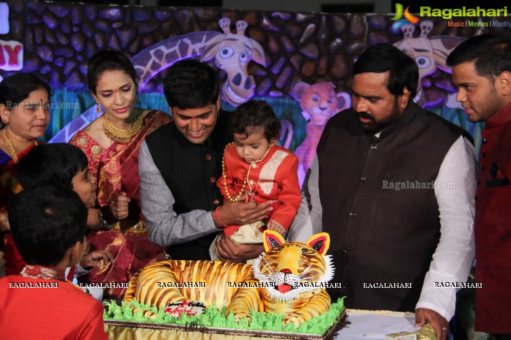 Anshul Yadav 1st Birthday Celebrations at Red Rose Palace