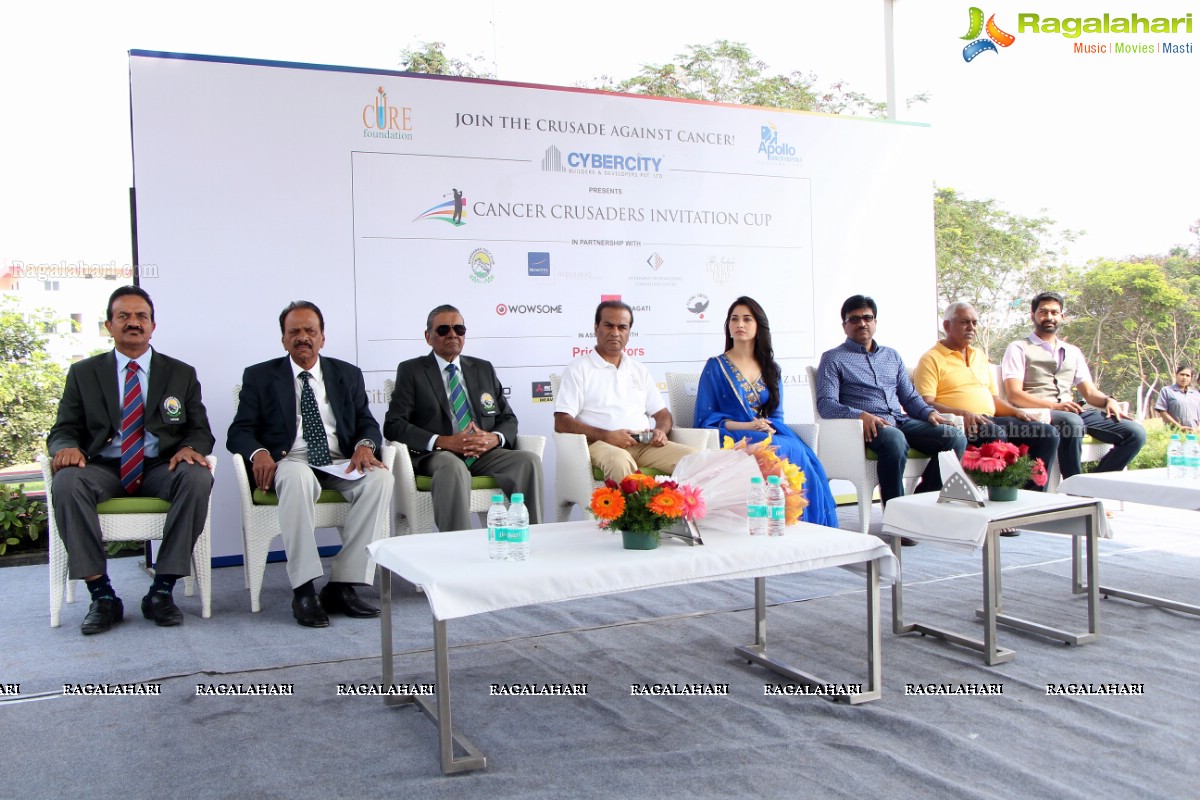 Tamannaah kick-starts Cancer Crusaders Invitation Cup 2016 by Cure Foundation, Hyderabad