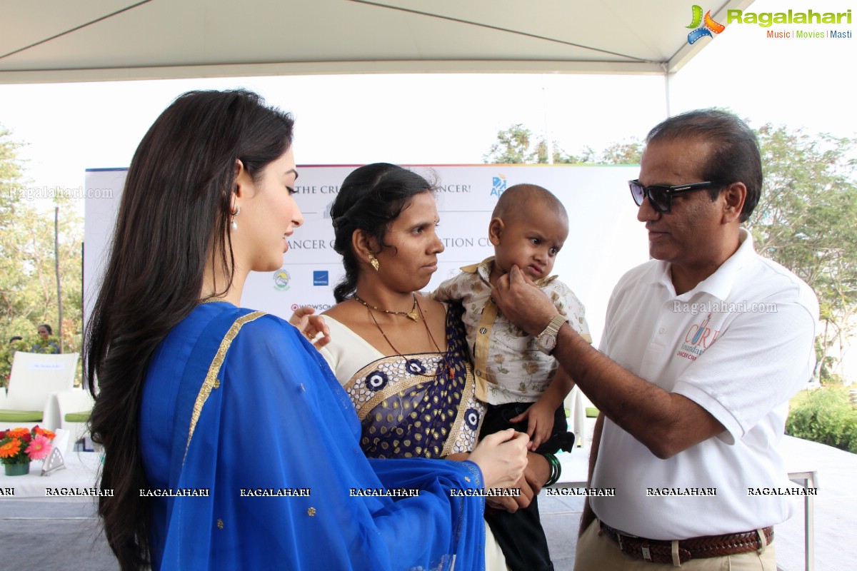 Tamannaah kick-starts Cancer Crusaders Invitation Cup 2016 by Cure Foundation, Hyderabad